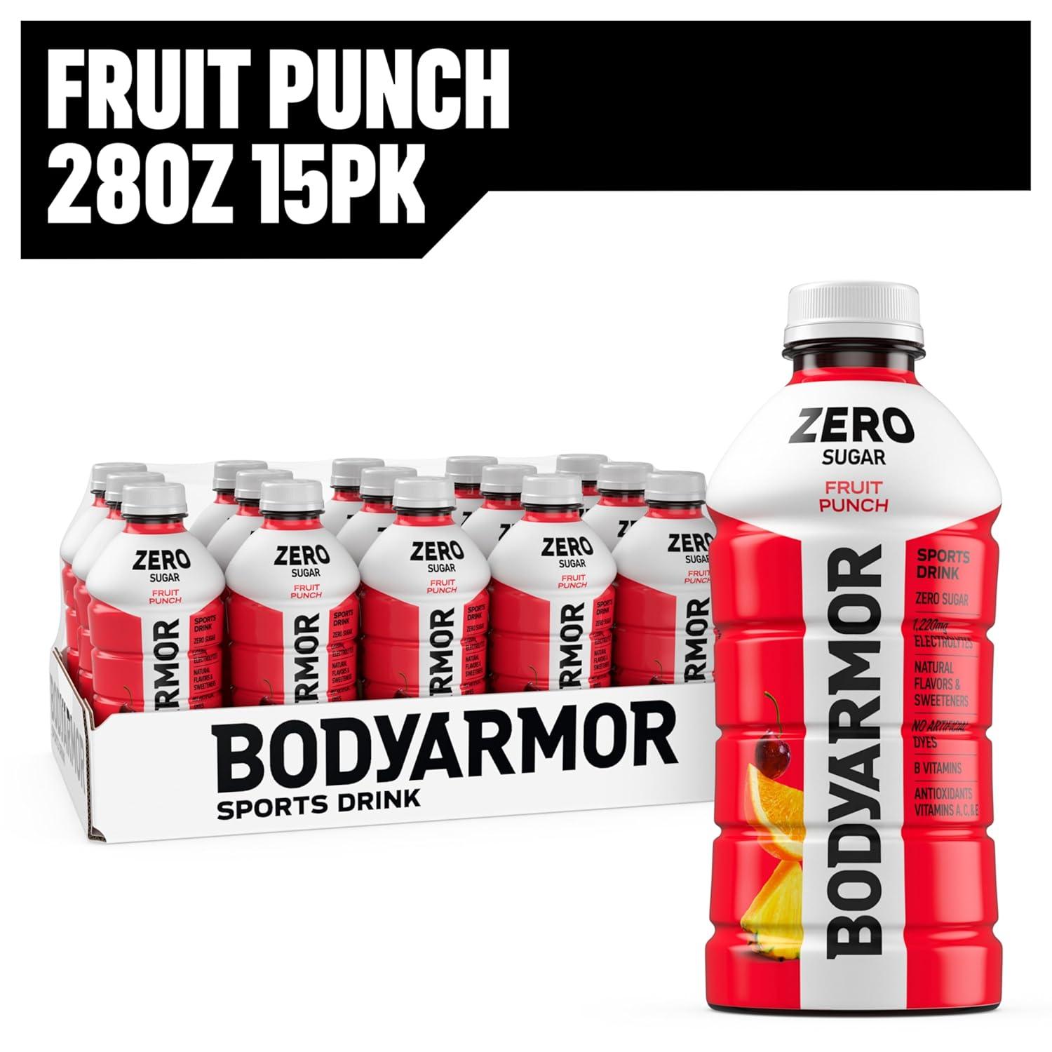 imageBODYARMOR LYTE Peach Mango Electrolyte Drink 35 Calories 28 Fl Oz Bottles 15 Pack Coconut Water Sports Drink Natural Flavor amp B VitaminsFruit Punch