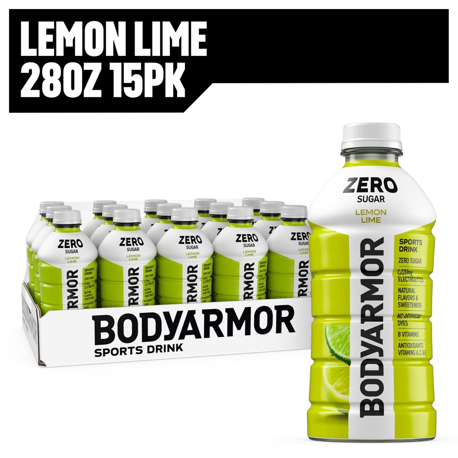 imageBODYARMOR LYTE Peach Mango Electrolyte Drink 35 Calories 28 Fl Oz Bottles 15 Pack Coconut Water Sports Drink Natural Flavor amp B VitaminsLemon Lime
