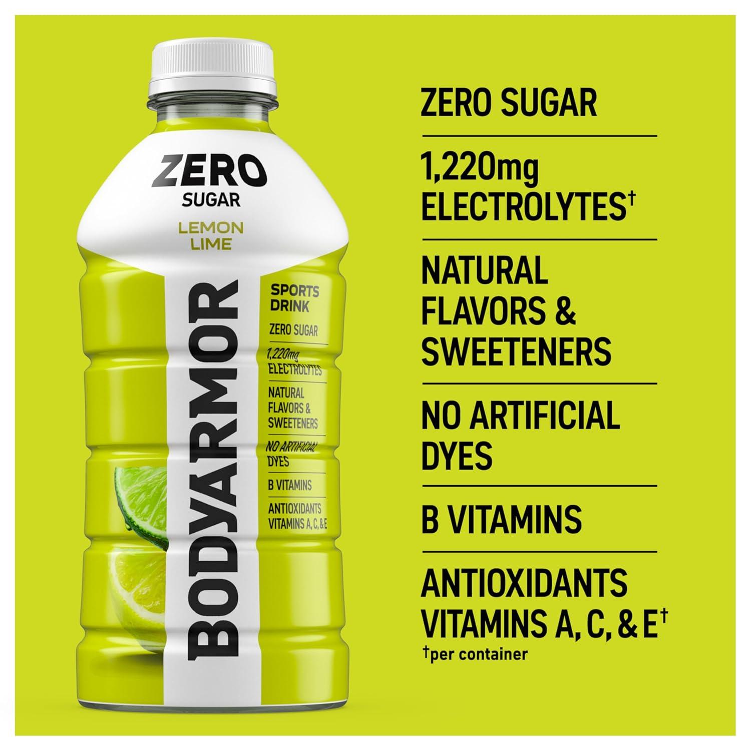 imageBODYARMOR LYTE Peach Mango Electrolyte Drink 35 Calories 28 Fl Oz Bottles 15 Pack Coconut Water Sports Drink Natural Flavor amp B VitaminsLemon Lime