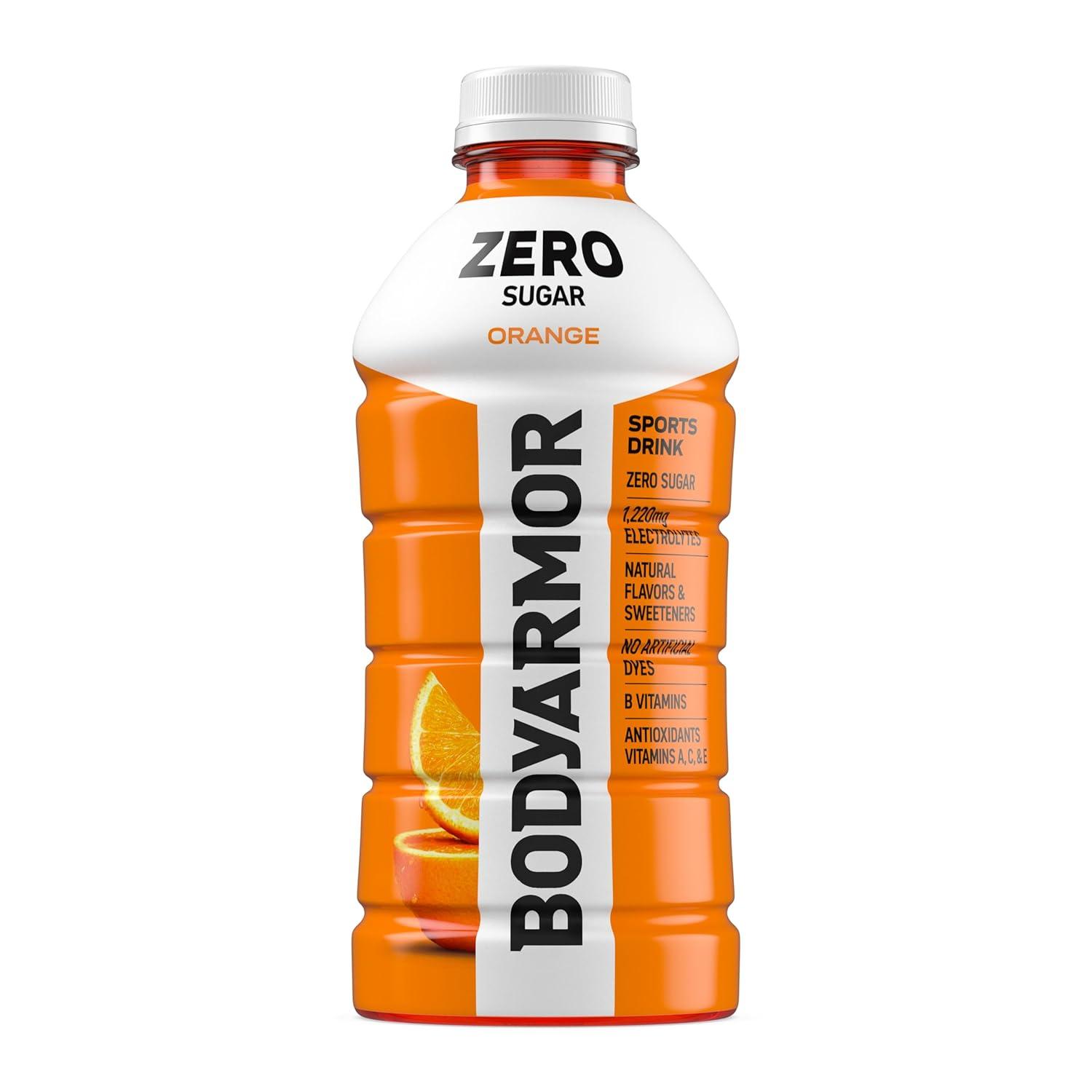 imageBODYARMOR LYTE Peach Mango Electrolyte Drink 35 Calories 28 Fl Oz Bottles 15 Pack Coconut Water Sports Drink Natural Flavor amp B VitaminsOrange