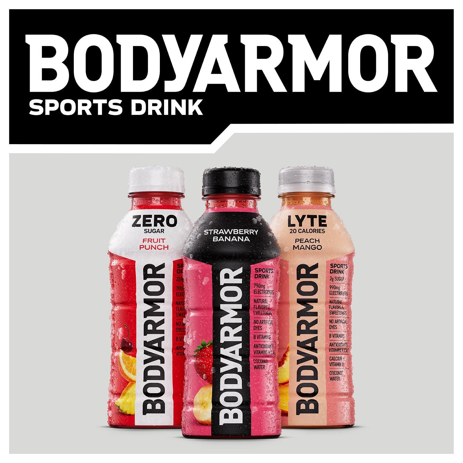 imageBODYARMOR Sports Drink Sports Beverage Pineapple Coconut Coconut Water Hydration Natural Flavors With Vitamins PotassiumPacked Electrolytes Perfect For Athletes 16 Fl Oz Pack of 12