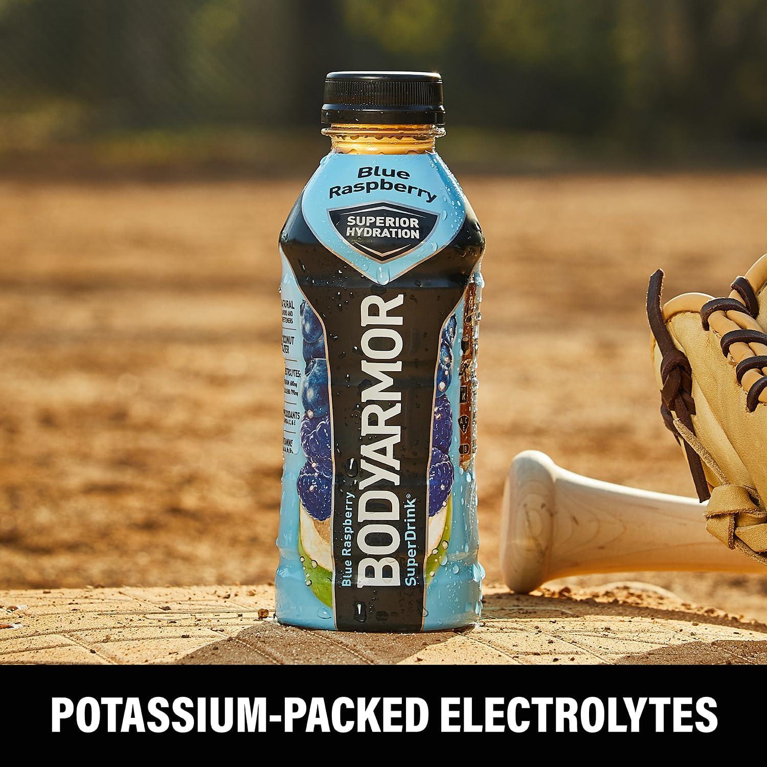imageBODYARMOR Sports Drink Tropical Punch Electrolyte Drink Hydration 12 Fl Oz Bottles 8 Pack Flavored Coconut Water with B Vitamins amp AntioxidantsBlue Raspberry