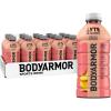 BODYARMOR LYTE, Peach Mango, Electrolyte Drink, 35 Calories, 28 Fl Oz Bottles (15 Pack), Coconut Water Sports Drink, Natural Flavor & B Vitamins(Peach Mango)