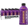 BODYARMOR Sports Drink, Blackout Berry, Electrolyte Drink Hydration, 28 Fl Oz Bottles (15 Pack), Flavored Coconut Water with B Vitamins & Antioxidants(Strawberry Grape)
