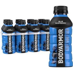BODYARMOR Sports Drink, Tropical Punch, Electrolyte Drink Hydration, 12 Fl Oz Bottles (8 Pack), Flavored Coconut Water with B Vitamins & Antioxidants(Blue Raspberry)