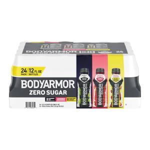 BODYARMOR ZERO Sugar Fruit Punch Electrolyte Drink, Natural Flavors, 20 Fl Oz Bottles (6 Pack), B Vitamins & Antioxidants Sugar Free Hydration(Zero Variety Pack)