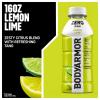 BODYARMOR ZERO Sugar Lemon Lime Electrolyte Drink, Natural Flavors, 16 Fl Oz Bottles (12 Pack), B Vitamins & Antioxidants Sugar Free Hydration